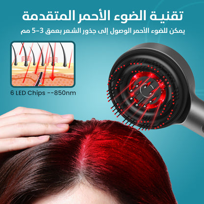 مشط تدليك فروة الرأس متعدد الوظائف